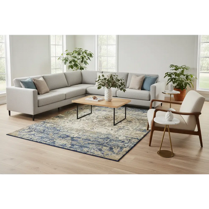 Anastasia 252 Blue Rug by Culture - 290x200cm