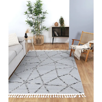 Ares Grey Anthrasite Rug 300x400