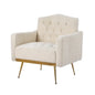 Armchair Boucle Beige Nicole