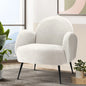 Armchair Boucle White Hanes