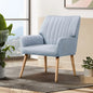 Armchair Fabric Blue Grey Sebastini