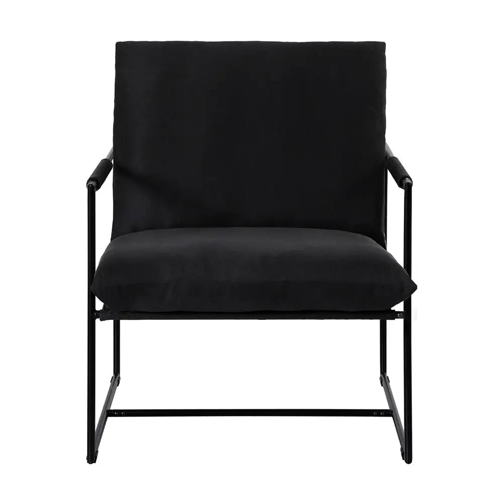 Armchair Lounge Chair Sling Black