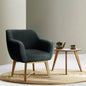 Armchair Tub Chair Charcoal Aston
