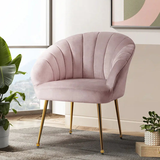 Armchair Velvet Pink Eloise