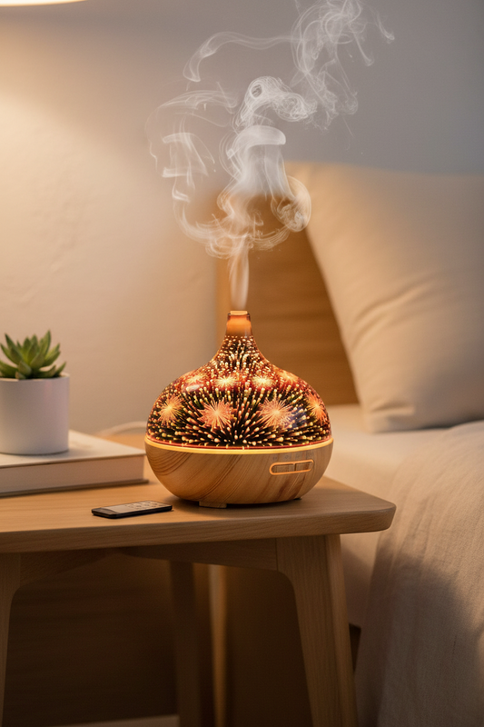 Aroma Diffuser Aromatherapy 3D Glass 400ml