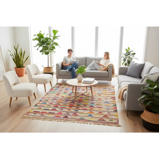 Atrium Bunting Multi by Rug Culture - 270x180cm - Rectangle