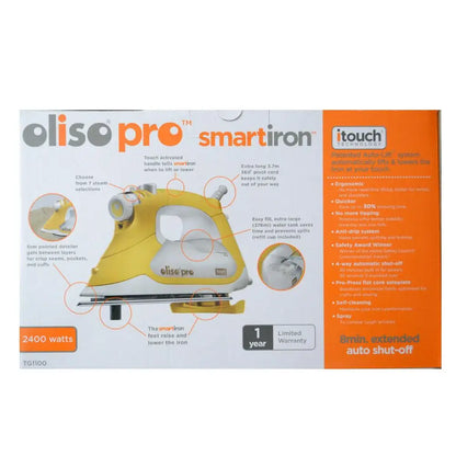 Au Plug Oliso Pro Iron Itouch Smart Technology Clothes Steamer Quilting Tg1100