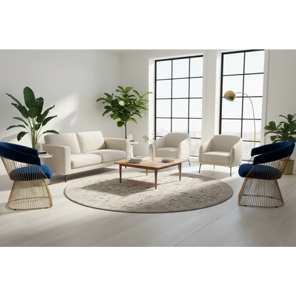 Aubre Contemporary Area Rug - Taupe - 80x300