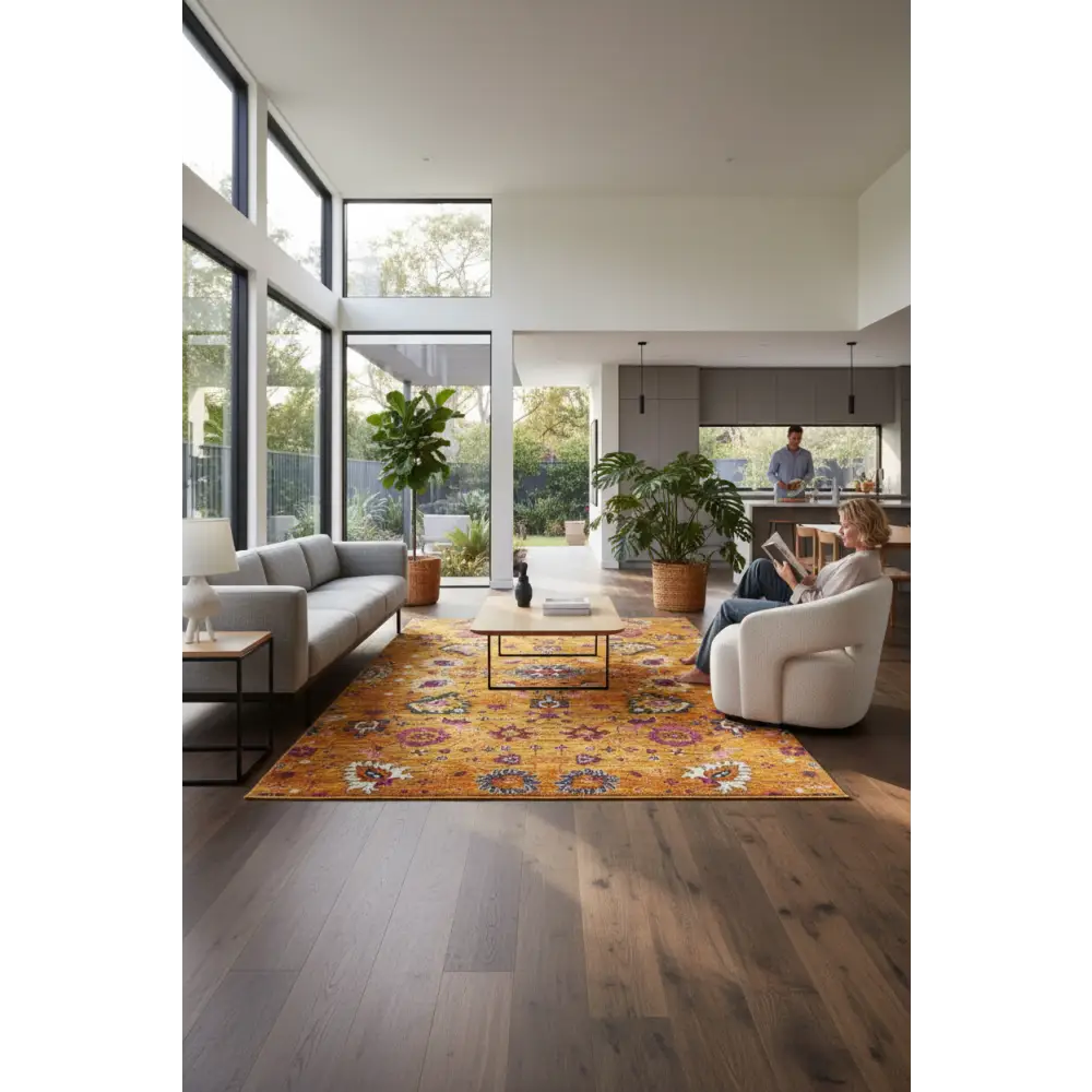 Babylon 210 Rust by Rug Culture-400x300cm - Rectangle