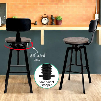 Bar Stools Kitchen Counter Chairs Vintage Metal