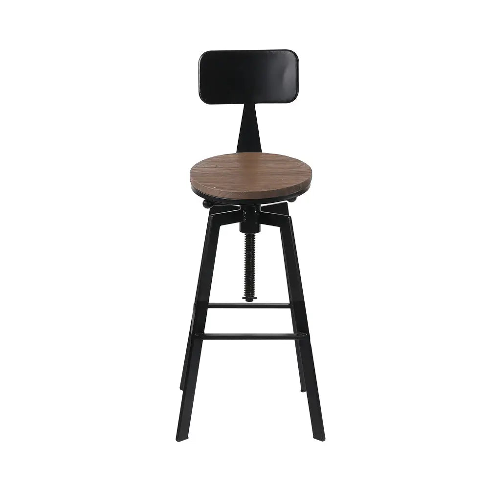 Bar Stools Kitchen Counter Chairs Vintage Metal X2