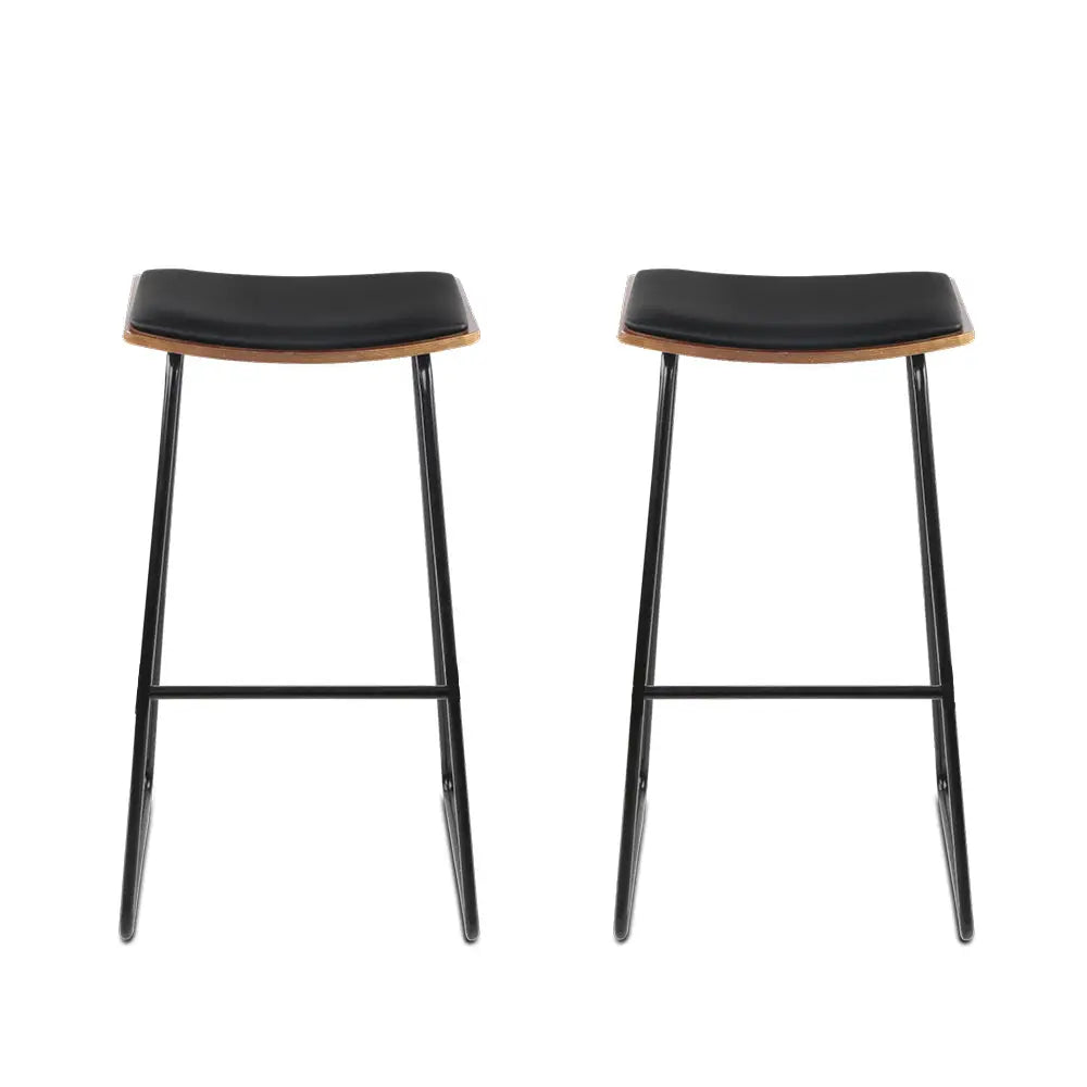 Bar Stools Kitchen Counter Metal Chairs X2