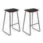 Bar Stools Kitchen Counter Metal Chairs X2