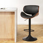 Bar Stools Kitchen Leather Barstools Swivel Gas Lift Vintage Chairs Black