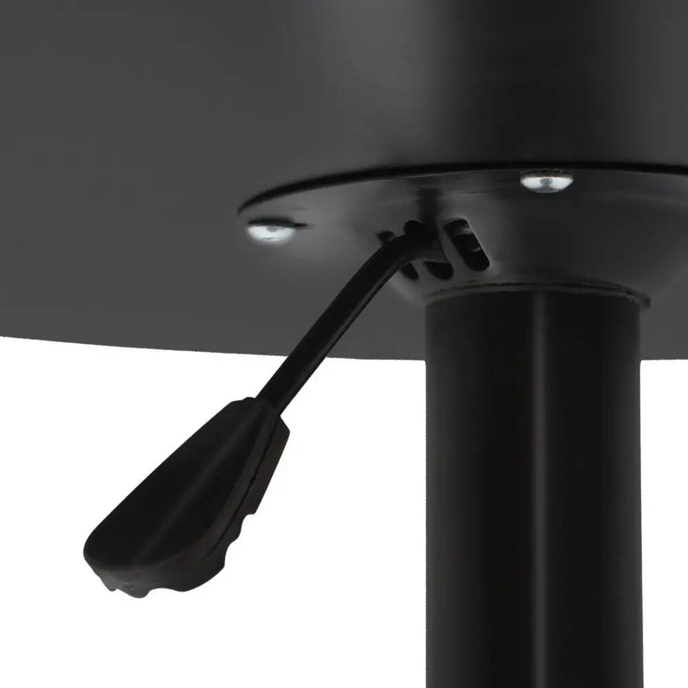 Bar Table Gas Lift Round Black