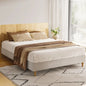 Bed Frame Double Size Beige Zora