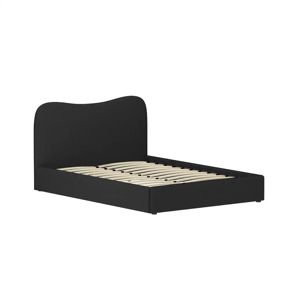 Bed Frame Double Size Boucle Dara
