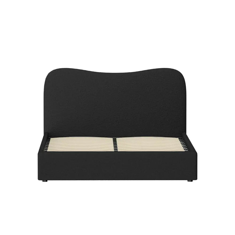 Bed Frame Double Size Boucle Dara