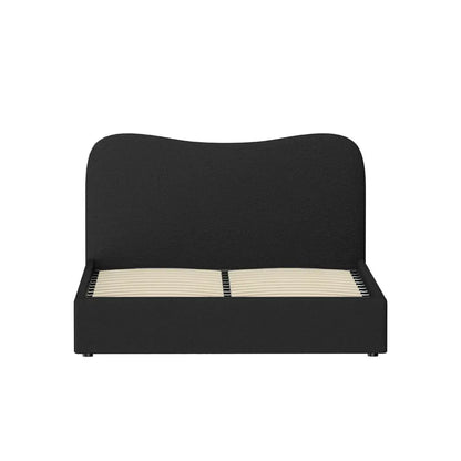 Bed Frame Double Size Boucle Dara