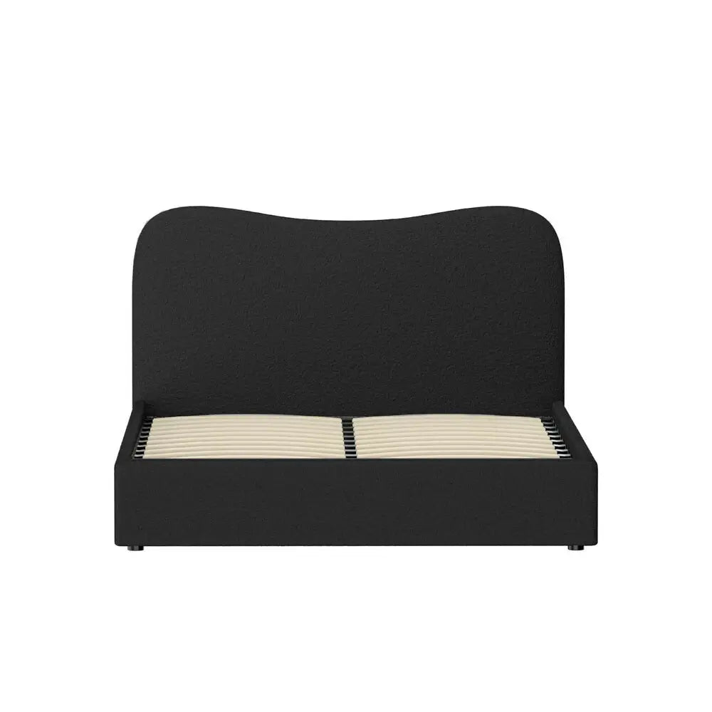 Bed Frame Double Size Boucle Dara