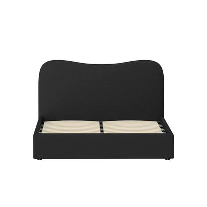 Bed Frame Double Size Boucle Dara