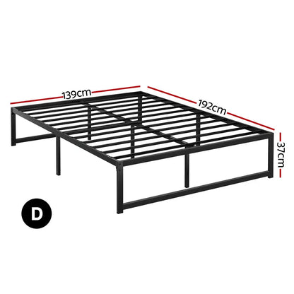 Bed Frame Double Size Metal Tino
