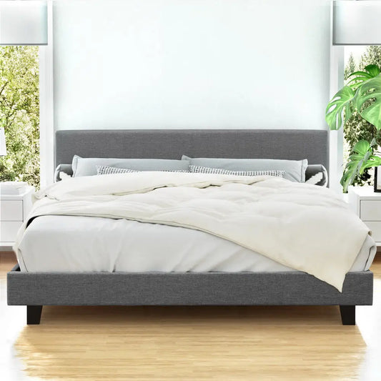 Bed Frame King Size Grey Neo