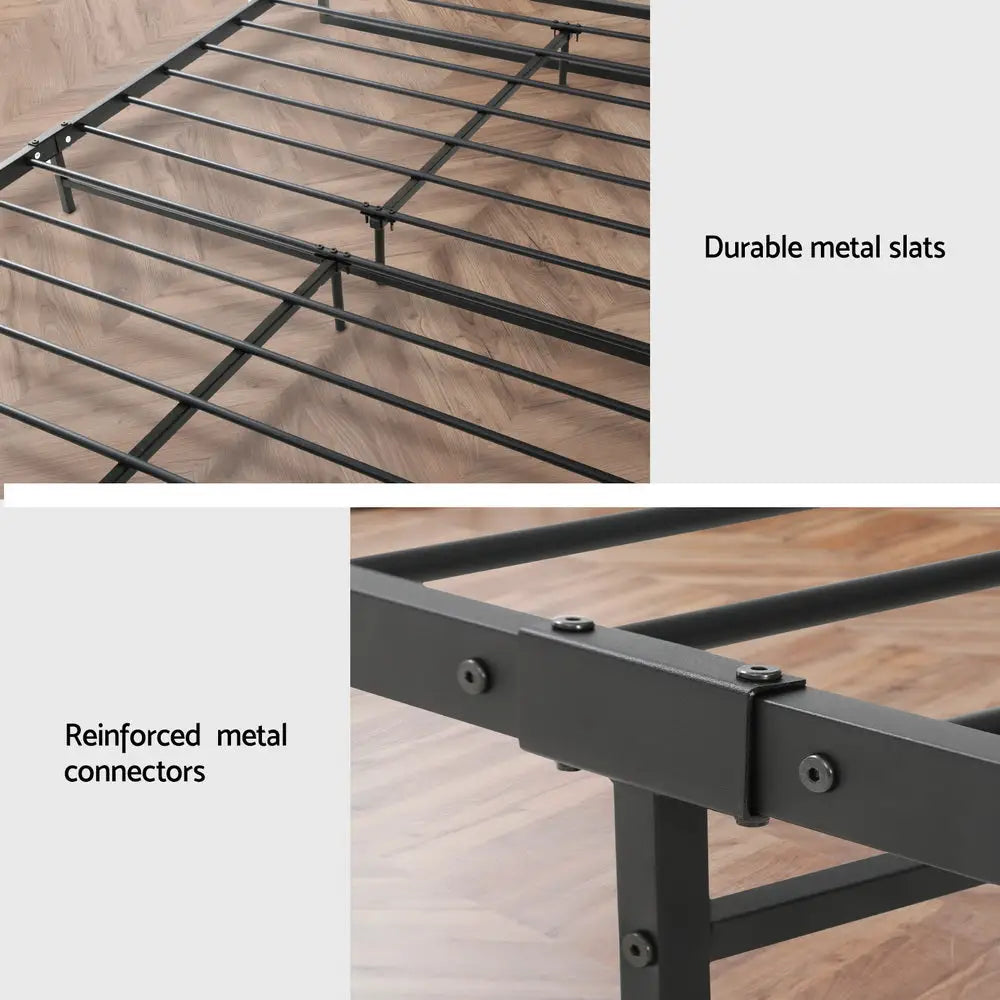 Bed Frame King Size Metal Dane