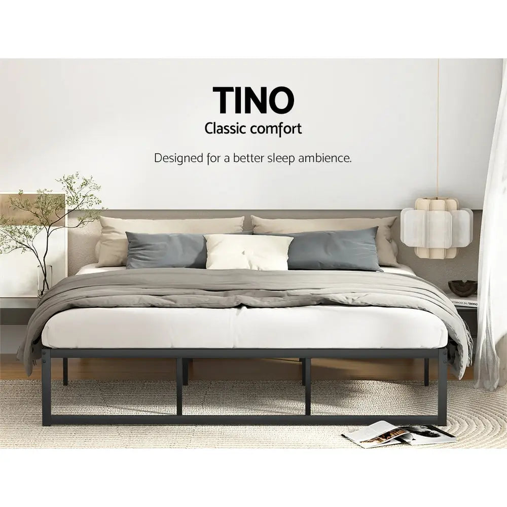 Bed Frame King Size Metal Tino