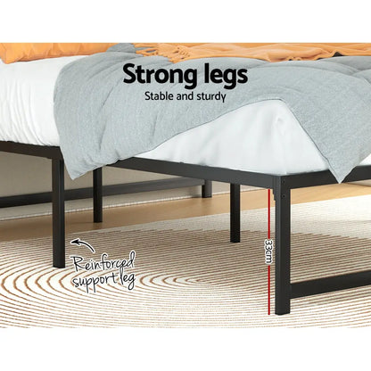Bed Frame King Size Metal Tino