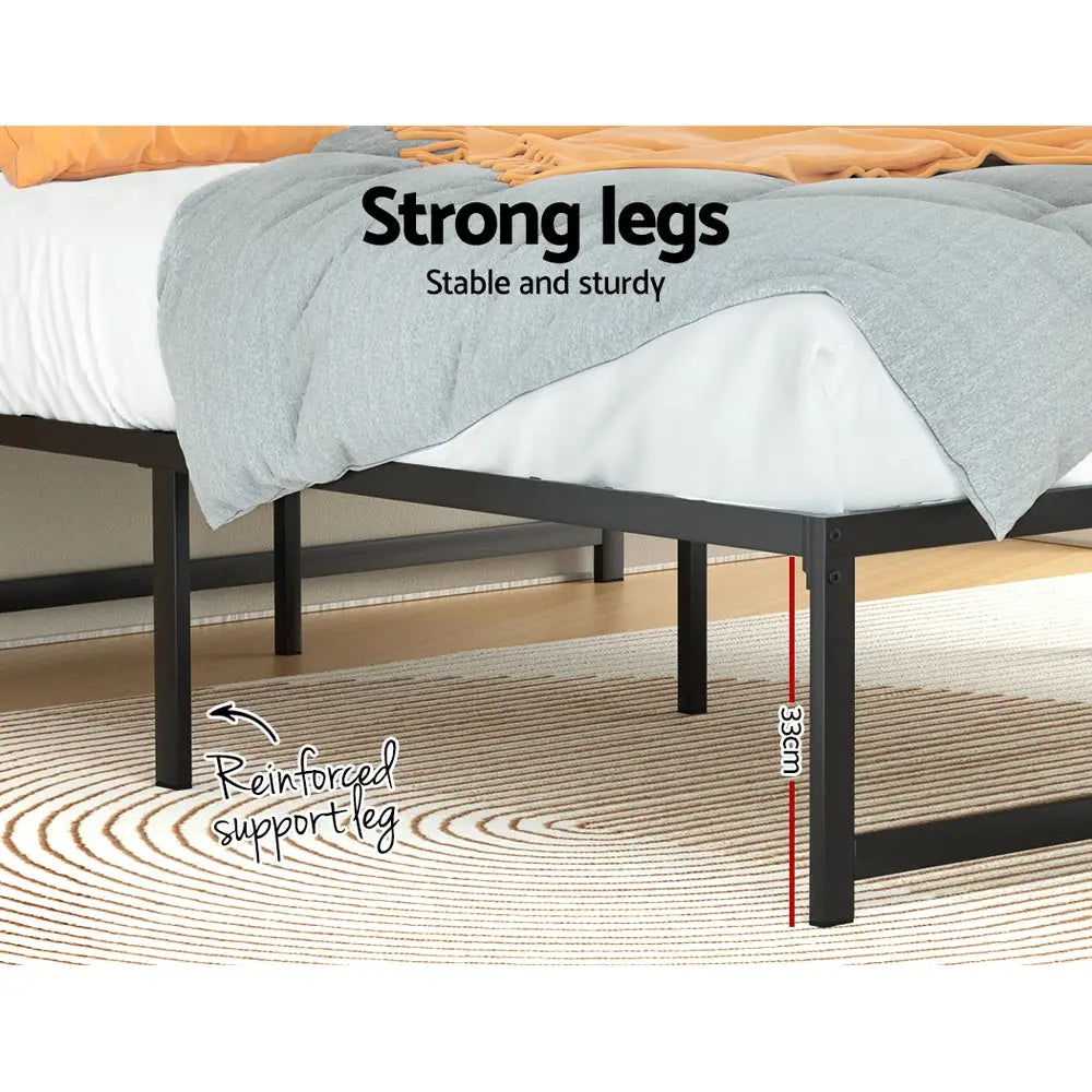 Bed Frame King Size Metal Tino