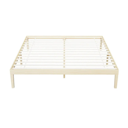 Bed Frame King Size Wooden Base Mattress Platform Timber Pine Bruno
