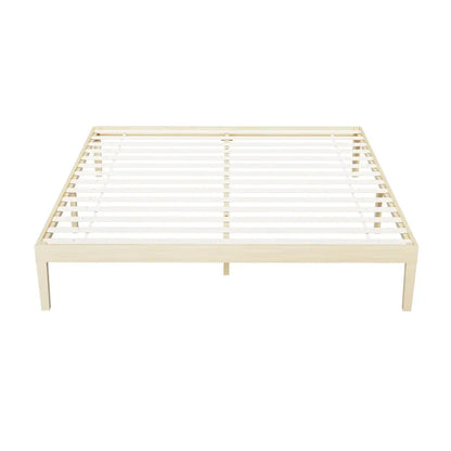 Bed Frame King Size Wooden Base Mattress Platform Timber Pine Bruno