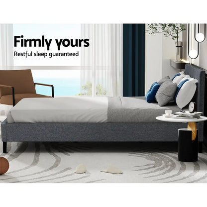 Bed Frame Queen Size Grey Vanke
