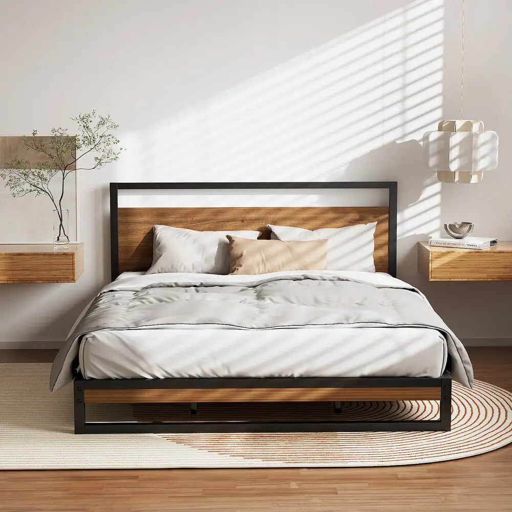 Bed Frame Queen Size Metal Dane
