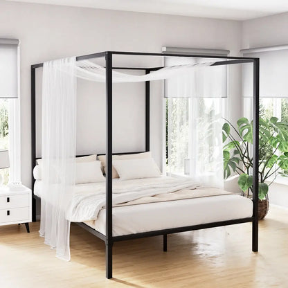 Bed Frame Queen Size Metal Pochy