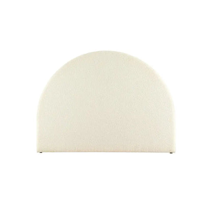 Bed Head Headboard Frame Queen Boucle - Grei White