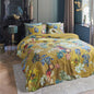 Bedding House Van Gogh Partout Des Fleurs Gold Cotton Sateen Quilt Cover Set Queen