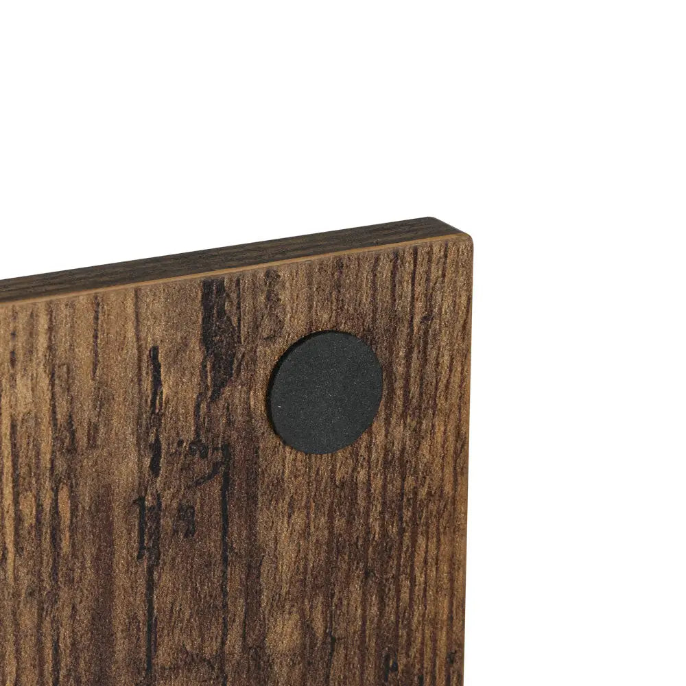 Bedside Table Shelves Side End Storage Nightstand Rust Oak Umeni