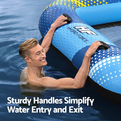 Bestway Inflatable Floating Island Float Lounger Sunshade Pool Bed 3.05mx1.86m