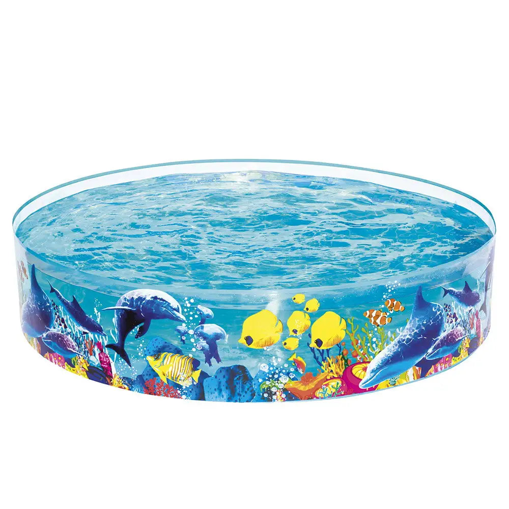 Bestway Kids Pool 183x38cm Round Above Ground Rigid Swimming Pools Undersea 946l