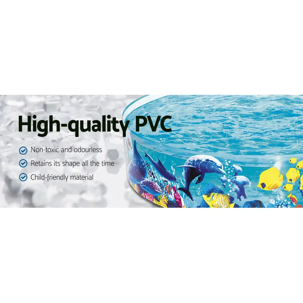 Bestway Kids Pool 183x38cm Round Above Ground Rigid Swimming Pools Undersea 946l