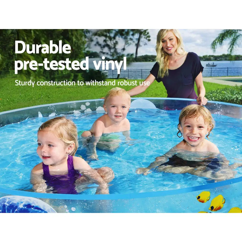 Bestway Kids Pool 183x38cm Round Above Ground Rigid Swimming Pools Undersea 946l