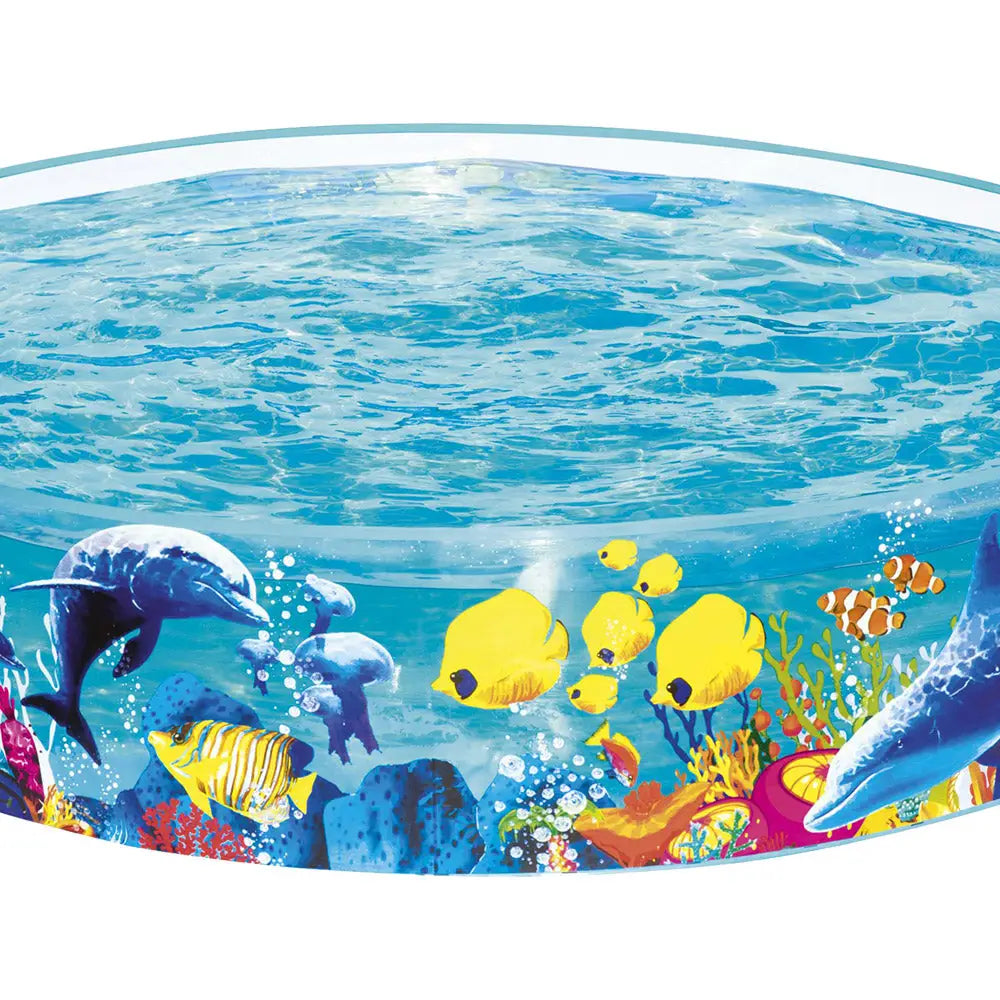 Bestway Kids Pool 183x38cm Round Above Ground Rigid Swimming Pools Undersea 946l