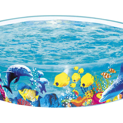 Bestway Kids Pool 183x38cm Round Above Ground Rigid Swimming Pools Undersea 946l