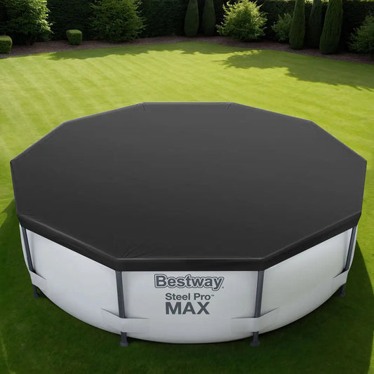 Bestway Pool Cover Fits 3.05m Round Above Ground Swimming Pvc Blanket