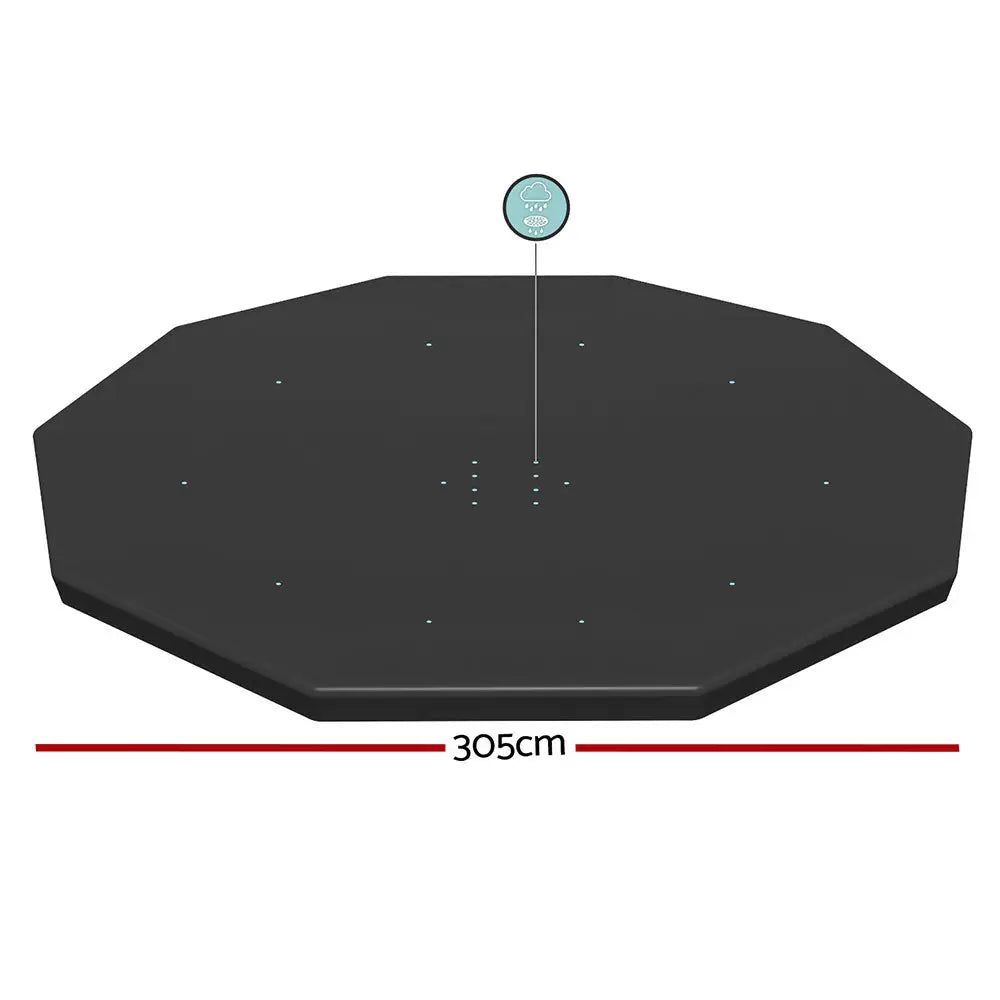 Bestway Pool Cover Fits 3.05m Round Above Ground Swimming Pvc Blanket