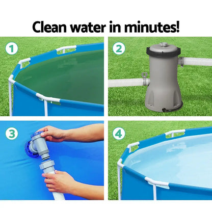 Bestway Pool Pump Cartridge Filter 530gph 2006l/h Flowclear? Filters Cleaner