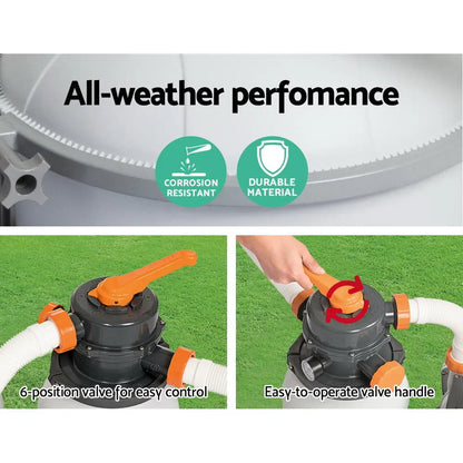 Bestway Pool Pump Sand Filter 1500gph 5678l/h Pools Flowclear™ Filters