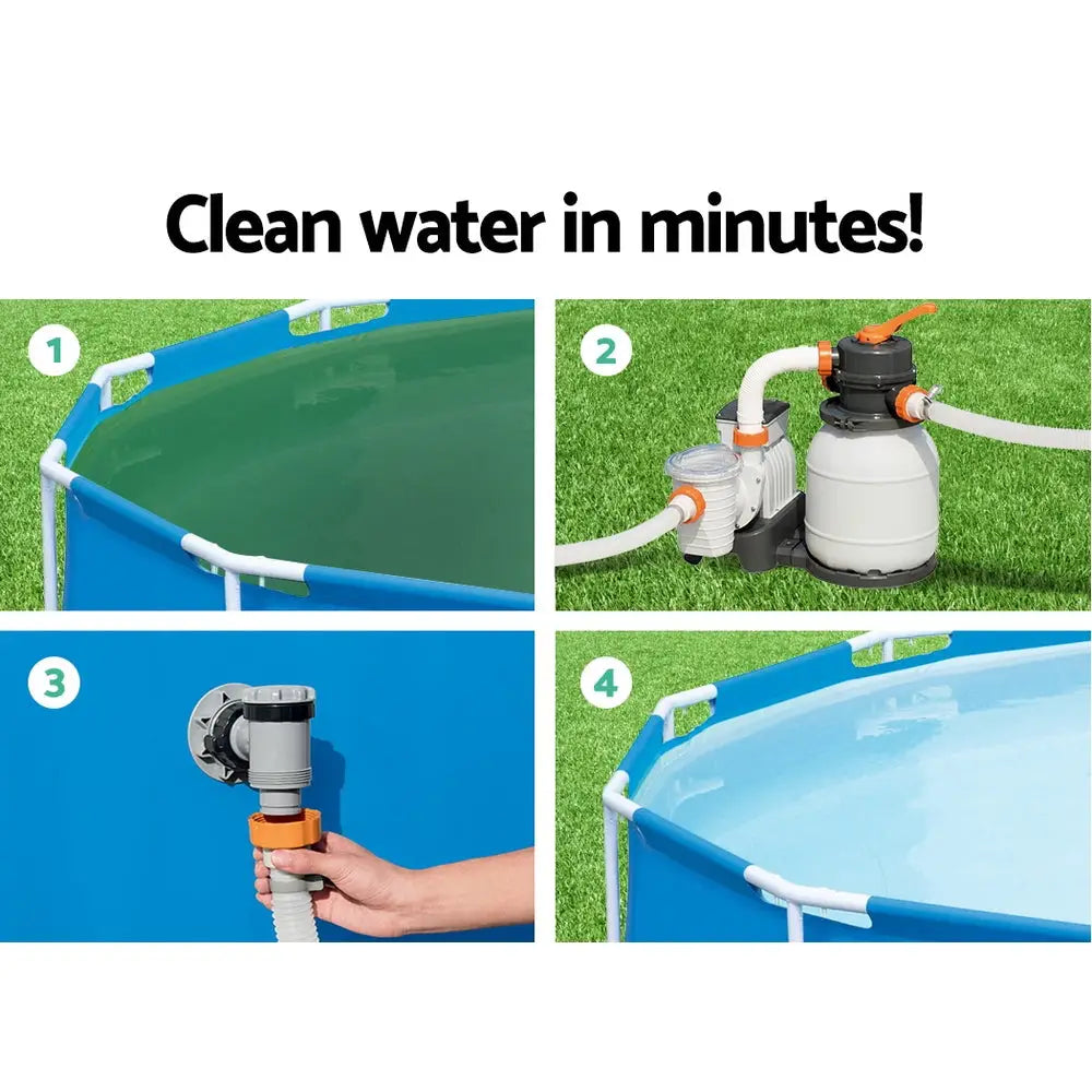Bestway Pool Pump Sand Filter 1500gph 5678l/h Pools Flowclear™ Filters